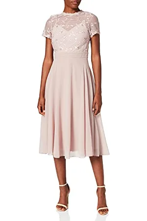 Little Mistress 3D Floreale Midi Vestito, 46 Donna