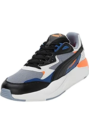 PUMA X-Ray Speed, Scarpe da Ginnastica Unisex-Adulto, Filtered Ash Black-Feather Gray-Ultra Orange, 43 EU