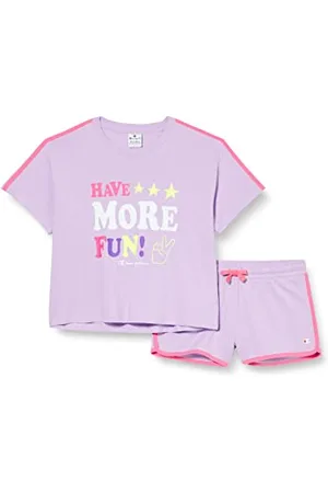 Champion Legacy Fun Club-T-Shirt & Shorts Completo, , 15-16 Anni Bambine e Ragazze