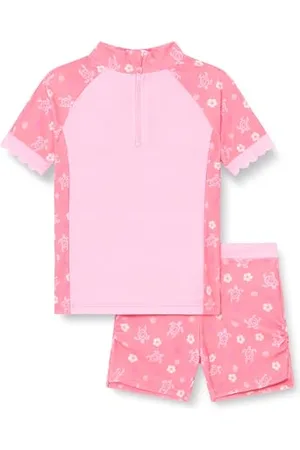 Playshoes Schwimmshirt Badeshorts Set di Costume a Maglietta, , 110/116 Bambina