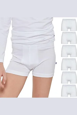 Pompea Boxer Boy Basic Intimo, , 4/5 (Pacco da 6) Bambini e Ragazzi