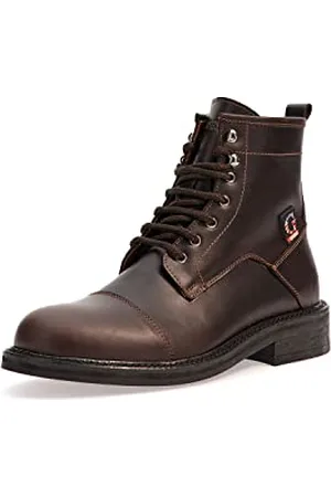 Guess Arco Lace UP, Sneaker Uomo, Brown, 45 EU
