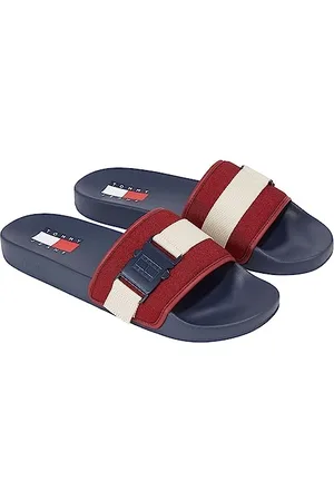 Tommy Hilfiger Scarpe da Mare Uomo Pool Slide Ciabatte, Rosso (Rouge), 41 EU