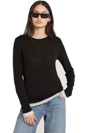 G-Star Donna Double Layer Top, (dk black D25049-D703-6484), S