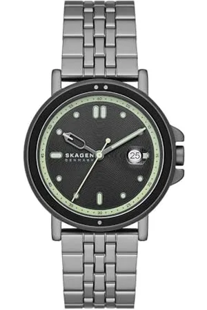 Skagen Signatur Sport orologio per uomo, movimento al quarzo con cinturino in acciaio inossiperbile o in pelle
