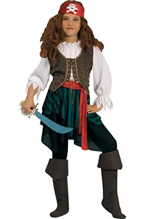 CIAO Piratessa dei Caraibi Costume Bambina (Taglia 9-11 Anni) con Spada, , Unisex Kids