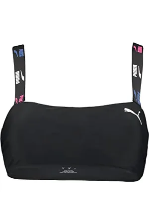 PUMA BANDEAU T, Bikini Top, Donna, (Black Combo), S