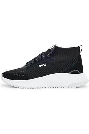 HUGO BOSS TTNM Evo_Slon_KN, Scarpe da Ginnastica Donna, Black, 35 EU