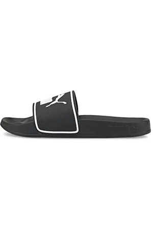 PUMA Leadcat 2.0 JR, Slide Sandal, Black White, 39 EU
