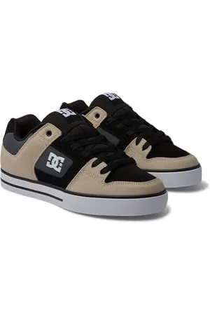 Dcshoes Pure, Scarpe da Ginnastica Uomo, Nero, Grigio, Marrone, 38.5 EU