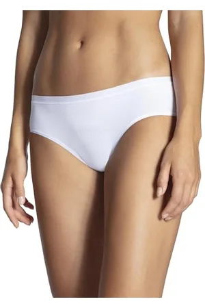 Calida Natural Comfort Mutande, (Weiss 001), 50 (Taglia Produttore: Medium) Donna
