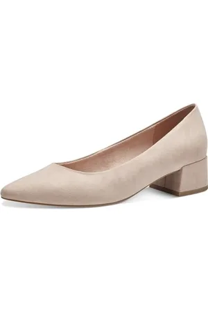 Marco Tozzi Décolleté Donna Tacco Basso a Punta, (Powder), 38 EU