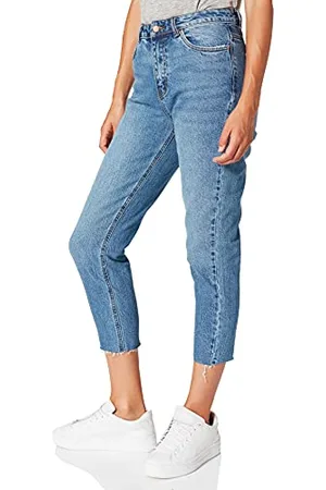 VERO MODA VMBRENDA HR Straight A Cut GU385 GA Noos Jeans, , 27W / 32L Donna