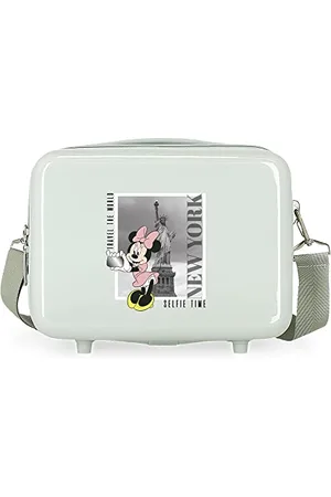 Disney Topolino e Minnie viaggiano per il mondo New York Borsa da toilette adattabile verde 29x21x15 cm ABS rigido 9,14 l 0,8 kg