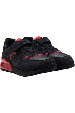 Replay GBS29 .000.C0022L, Scarpe da ginnastica Bambini e ragazzi, Nero (Black Red 178), 31