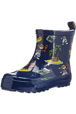Playshoes Stivali In Gomma A Semialbero, Stivali In Gomma A Semialbero Unisex - Bambini e ragazzi, L