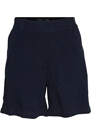 VERO MODA VMHERAVER MR Long Linen Shorts Pantaloncini, , XS da Donna