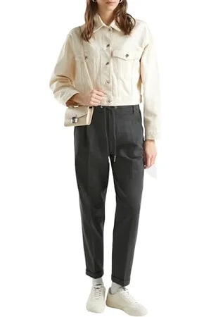 Benetton Pantalone 4DI4DF00J, , XL Donna