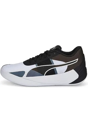 PUMA Fusion Nitro Team, Scarpe da Basket Unisex-Adulto, White Black, 38 EU