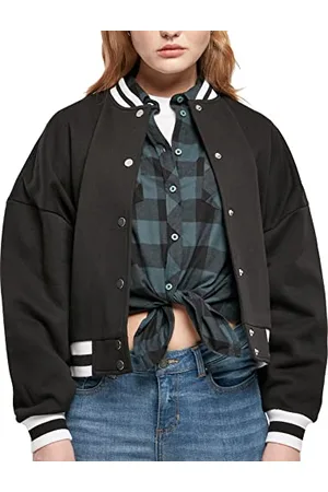 Urban classics Felpa da Donna Oversize College Cardigan Sweater, , S