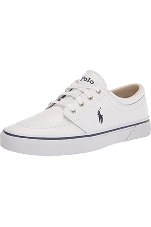 Ralph Lauren Faxon Low, Scarpe da Ginnastica Uomo, Polipropilene Blu Navy, 39.5 EU