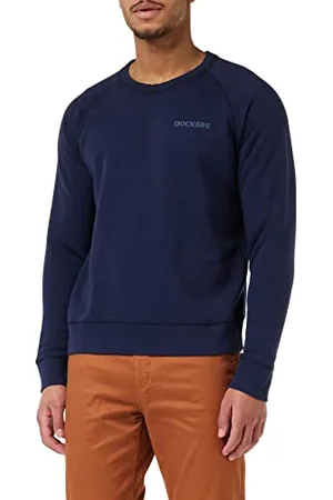 Dockers Original Crewneck Sweatshirt Maglia di Tuta, (Vintage Indigo), M Uomo