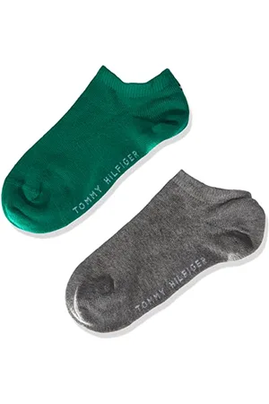 Tommy Hilfiger Kids Sneaker-Trainer Socks 4 Pack Scarpe da Ginnastica, , 31/34 Ragazzi Unisex