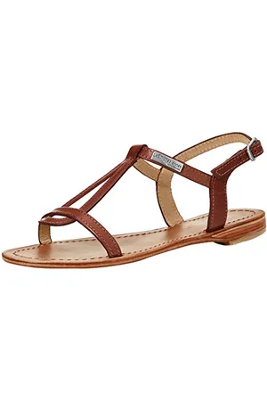 Les Tropéziennes par M Belarbi Hamess, Sandali con Chiusura sul Retro Donna, Marrone (Dark Brown), 40 EU