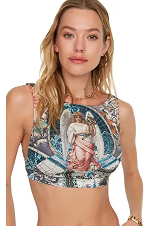 Trendyol Women Bustier Knit Bikini Top Nuoto, , 0 Donna