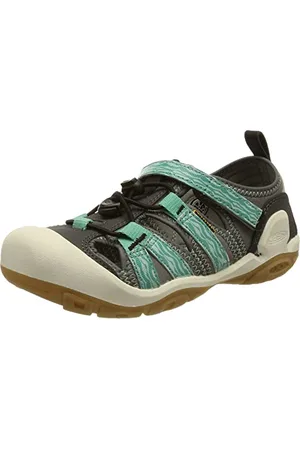 Keen Knotch Creek, Sandali Unisex - Bambini e ragazzi, Steel Grey/Waterfall, 34 EU