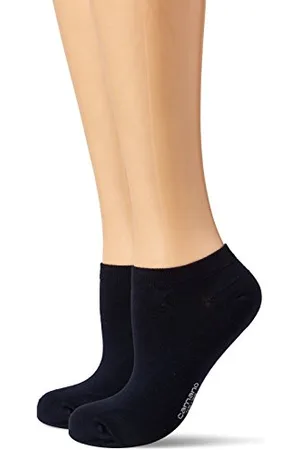 Camano 3318 Calzini alla Caviglia, (Navy 0004), 35-38 (Pacco da 2) Donna