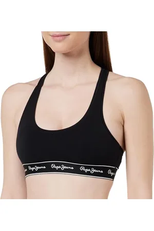 Pepe Jeans Pepe Rb Brlt, Reggiseno Donna, (Black),S