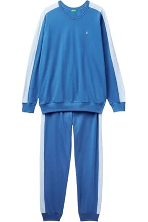 Benetton Pig(Maglia+Pant) 30964P026 Set di Pigiama, , S Uomo