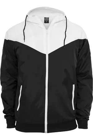 Urban classics Giacca Uomo Antivento con Polsini e Vita Elastici, Giacca a Vento Leggera, Giubbottino Leggero ed Isolante con Cerniera e Tasche, Taglie: S - 3XL