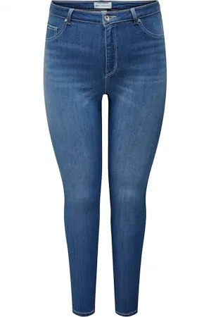 ONLY Carstorm Life HW SK P Up DNM Bj564 Noos Jeans Skinny Fit, , 46W x 32L Donna