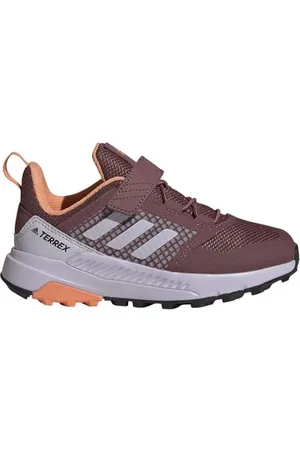 adidas Terrex Trailmaker Hiking Shoes, Scarpe da Trekking Unisex-Adulto, Quiet Crimson/Silver Dawn/Amber Tint, 33.5 EU