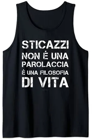 LUMOMIX Canotta Uomo Ragazzo Sportiva Filosofia Di Vita Regalo Canotta Senza Maniche S