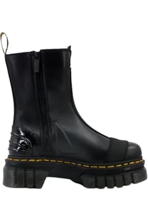 Dr. Martens DR MARTENS 8 Eye Boot, Anfibi Unisex-Adulto, Black Nappa Lux & Black Ajax & Black Soft Patent Pu, 43 EU