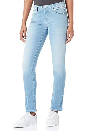 Replay Jeans Donna Faaby Slim Fit Elasticizzati, Blu , W31 x L32