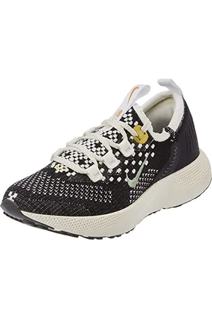 Nike Wmns React Escape RN FK, Sneaker Donna, Black Metallic/Vivid Gold, 38 EU
