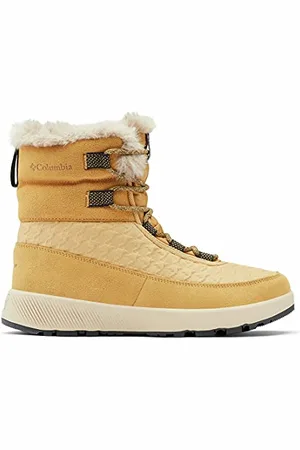 Columbia Slopeside Peak Luxe, Stivali da neve Donna, Curry/Black , 43 EU