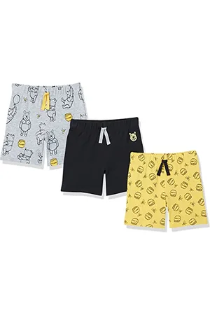 Amazon Disney | Marvel | Star Wars Pantaloncini Bimbo, Pacco da 3, , 0 mesi