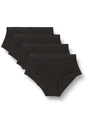 Playtex Slip Midi in Cotone Biologico Confortevole Donna x4, , 4XL