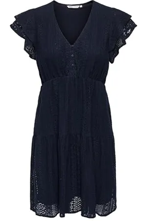 ONLY Onlhelena Lace Capsl Dress Wvn Noos Abito Estivo, , L Donna