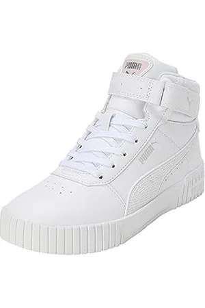PUMA Carina 2.0 Mid-Winter Wonderland, Scarpe da Ginnastica Donna, Bianca Galaxy Rosa Argento, 40 EU