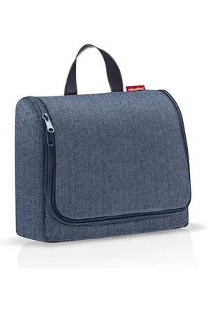 Reisenthel WO4113 TOILETBAG XL HERRINGBONE DARK BLUE Borsa sportiva Donna HERRINGBONE DARK BLUE Taglia Unica