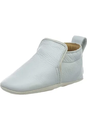 Haflinger Lauflernschuh Pretty, Pantofole Unisex-Bimbi 0-24, Blu (Hellblau 56), 23 EU