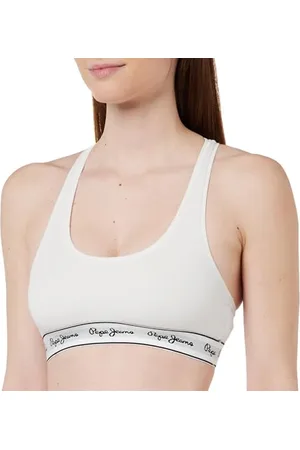 Pepe Jeans Pepe Rb Brlt, Reggiseno Donna, (White),XL