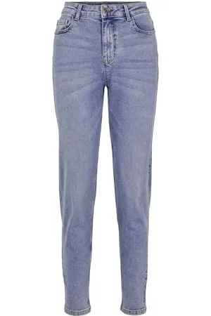 Pieces® PCKESIA Mom HW Ank JNS LB142-VI Noos BC Jeans, , Medium Donna