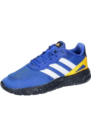 adidas Nebzed Lifestyle Lace Running Shoes, Scarpe da Corsa, Team Royal Blue/Cloud White/Flash Orange, 38 2/3 EU